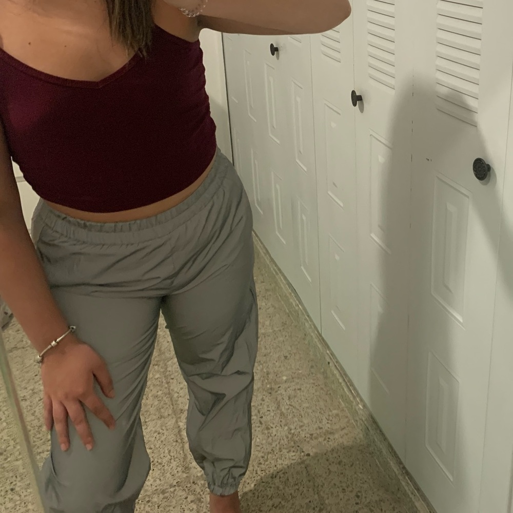 Reflective jogger pants